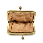 Porte-monnaie mailles dorées vintage et durable | Boutique BrocUp