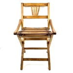 Chaise pliante enfant ancienne vintage et durable | Boutique Broc'Up