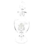 Flacon verre décoré vintage et durable | Boutique Broc'Up