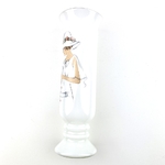 Vase opaline décor femme vintage et durable | Boutique BrocUp