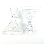 Bougeoirs verre gravé vintage et durables | Boutique BrocUp