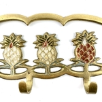 Porte-torchons ou clés ananas laiton vintage et durable | Boutique BrocUp