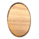 Miroir ovale rotin vintage et durable | Boutique BrocUp