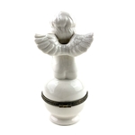 Boîte porcelaine ange vintage et durable | Boutique BrocUp