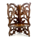 Etagère pliable bois sculpté vintage et durable | Boutique Broc'Up