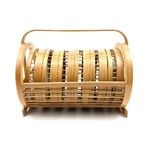 Set sous-verres bambou vintage et durable | Boutique Broc'Up