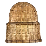 Grande corbeille bambou vintage et durable | Boutique BrocUp