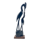 Sculpture oiseaux échassiers vintage et durable | Boutique Broc'Up