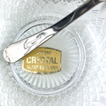 Confiturier pomme cristal et métal argenté vintage et durable | Boutique BrocUp