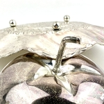 Confiturier pomme cristal et métal argenté vintage et durable | Boutique BrocUp
