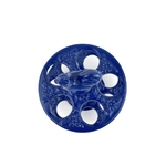 Porte-oeufs en fonte bleue vintage et durable | Boutique BrocUp