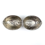Casse-noix figuratif métal argenté vintage et durable | Boutique BrocUp
