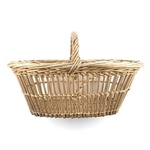 Panier osier brut vintage et durable | Boutique BrocUp