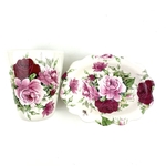 Gobelet et porte-savon Royal Garden vintage et durables | Boutique BrocUp