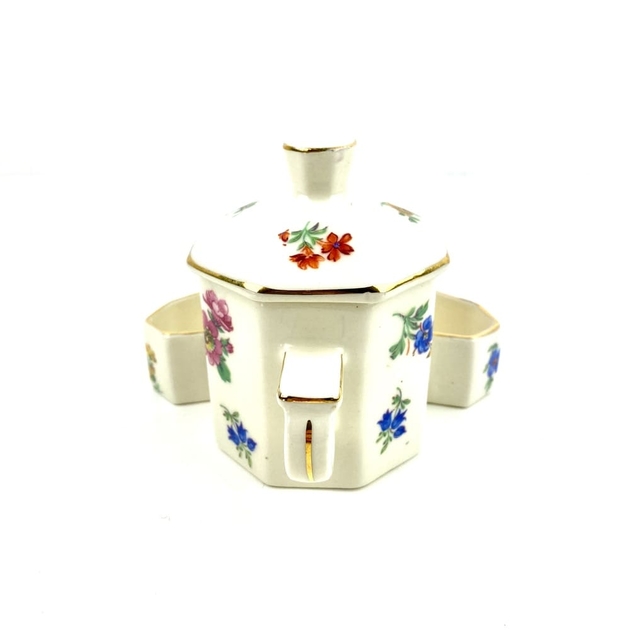 Pot condiments faïence vintage et durable Boutique Broc'Up