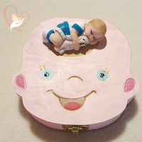 Boîte à dents de lait bébé garçon avec son ours - au cœur des arts