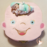 Boîte à dents de lait bébé garçon avec son lapin - au cœur des arts