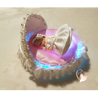 2A-au coeur des arts-Veilleuse couffin lumineux bebe fille