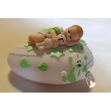 66-Veilleuse galet lumineux bébé garçon