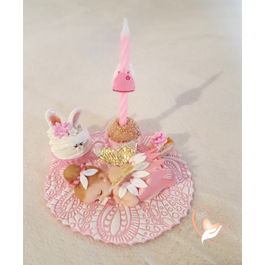31-Porte bougie anniversaire fée clochette- au coeur des arts