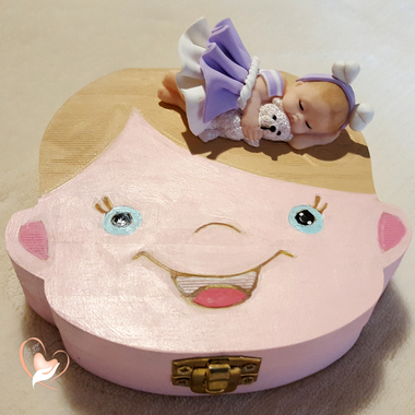 22-au coeur des arts-Boite à dents de lait bebe fille