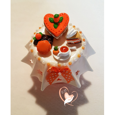 33B-au coeur des arts-Sucrier ou pot à confiture