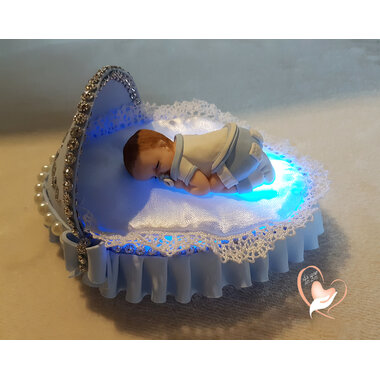 5-au coeur des arts-Veilleuse couffin lumineux bebe garçon