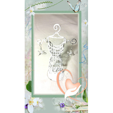 4-boucles d'oreilles libellule logo
