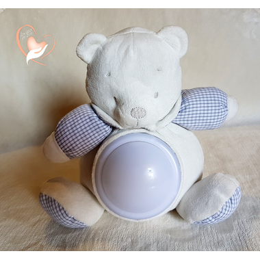 4B-au coeur des arts-Veilleuse enfant ours en peluche