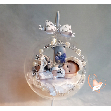 BV1-au coeur des arts-Enfant-bébé fille et son ours dans sa bulle