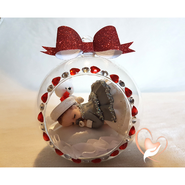 BV17-au coeur des arts-Enfant-bébé fille et ours dans sa bulle