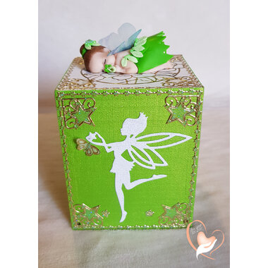 45C-au coeur des arts-tirelire bebe fille fée clochette