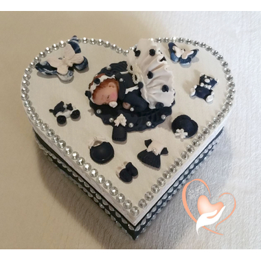 Boîte de naissance bleue marine - au coeur des arts2