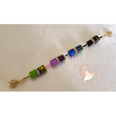 39- Bracelet perles polaris - au coeur des arts