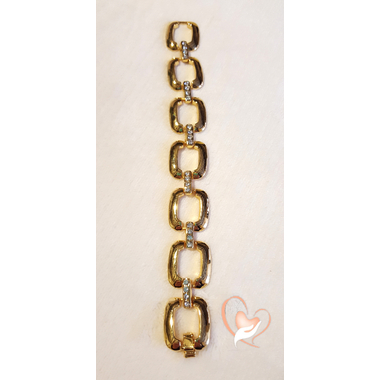 82-Bracelet couture plaqué or - au coeur des arts