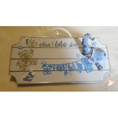 2-Plaque de porte bébé- au coeur des arts