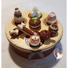 Boîte à biscuits ou gâteaux vanille caramel - au coeur des arts