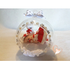 Bébé fille dans sa bulle - boule de noël - au cœur des arts