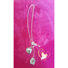 Collier secret argent.