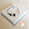 Bracelet élégance argent- au coeur des arts