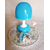 101B-au coeur des arts-Veilleuse lampe lumineuse sur socle en bois bebe fille