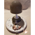108B-au coeur des arts-Veilleuse lampe lumineuse sur socle en bois bebe garçon