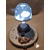 108-au coeur des arts-Veilleuse lampe lumineuse sur socle en bois bebe garçon