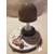 110D-au coeur des arts-Veilleuse lampe lumineuse sur socle en bois bebe garçon