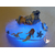 23B-Veilleuse galet lumineux bébé fille marine- au coeur des arts