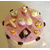 28B-Boîte à gâteaux ou dosettes rose vanille - au coeur des arts