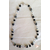 39B-Collier perles polaris noires et grises