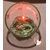 33C-Veilleuse Sirène dans sa bulle verte et rose - au coeur des arts