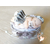 4C-Marque place bébé fille gris avec son ours baptème - au coeur des arts