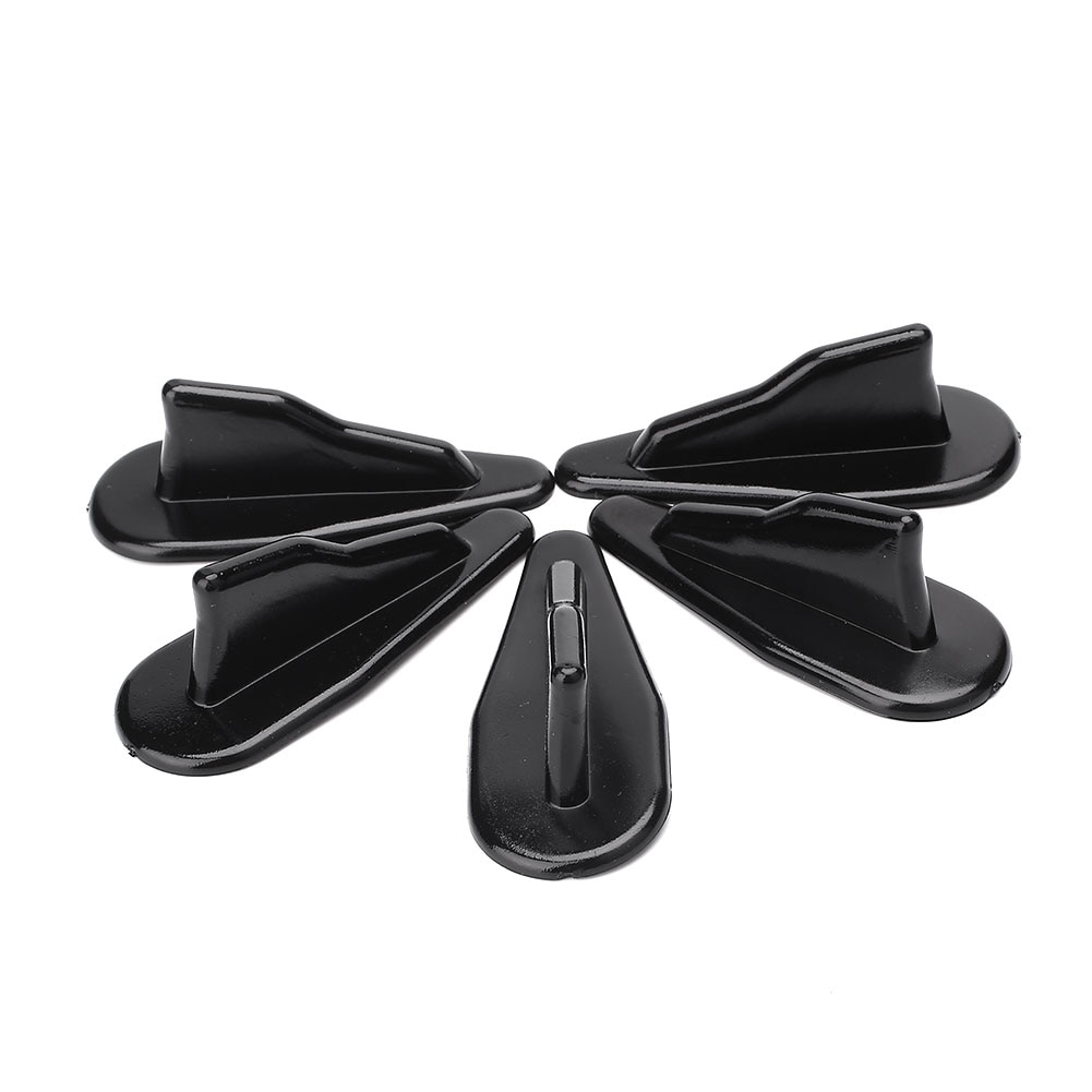 6-pi-ces-EVO-Style-fibre-de-carbone-noir-voiture-toit-requin-aileron-queues-ailes-Auto